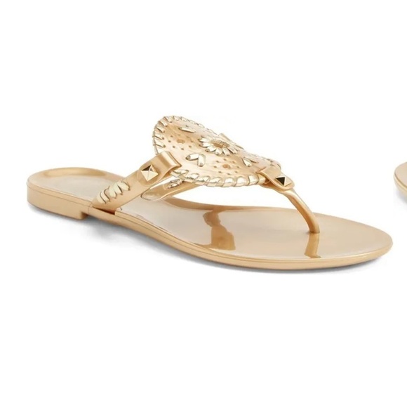 JACK ROGERS ‘Georgica' Jelly Flip Flop Women’s 6 - Picture 1 of 7